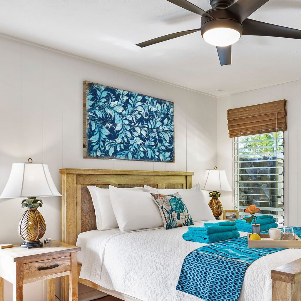 Pattern Rustic Wooden Wall Art by G. DeBrekht - Floral Ornamental Decor - 95007B