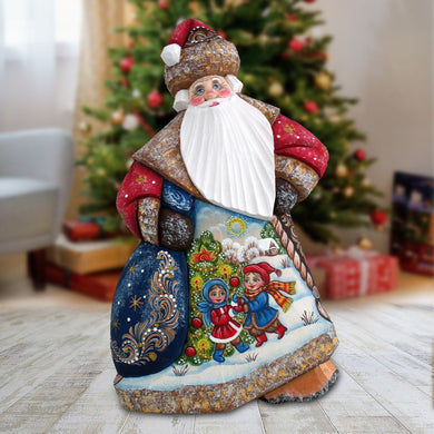 Trim a Tree Dancing Santa Hand-Painted WOODCARVED Masterpiece by G. DeBrekht - Christmas Decor - 8214812 *** PRE-ORDER - Handmade Just for You! ***
