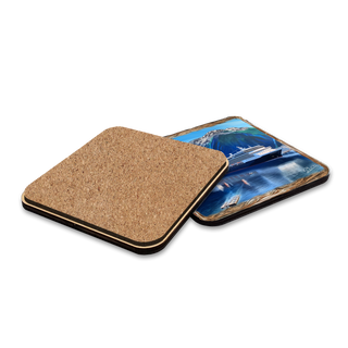Cruise Ship Wooden Cork Placemat and Coasters Gift Set of 7 by Nature Wonders Nature Wildlife Décor - 85410C-S7