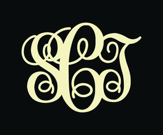 10-36 Unpainted Wooden Personalized Monogram Wall Letters - Personalized Monogram Wall Hanging for Wedding Decor Door Hanger Dorm Room or Rustic Home Decor