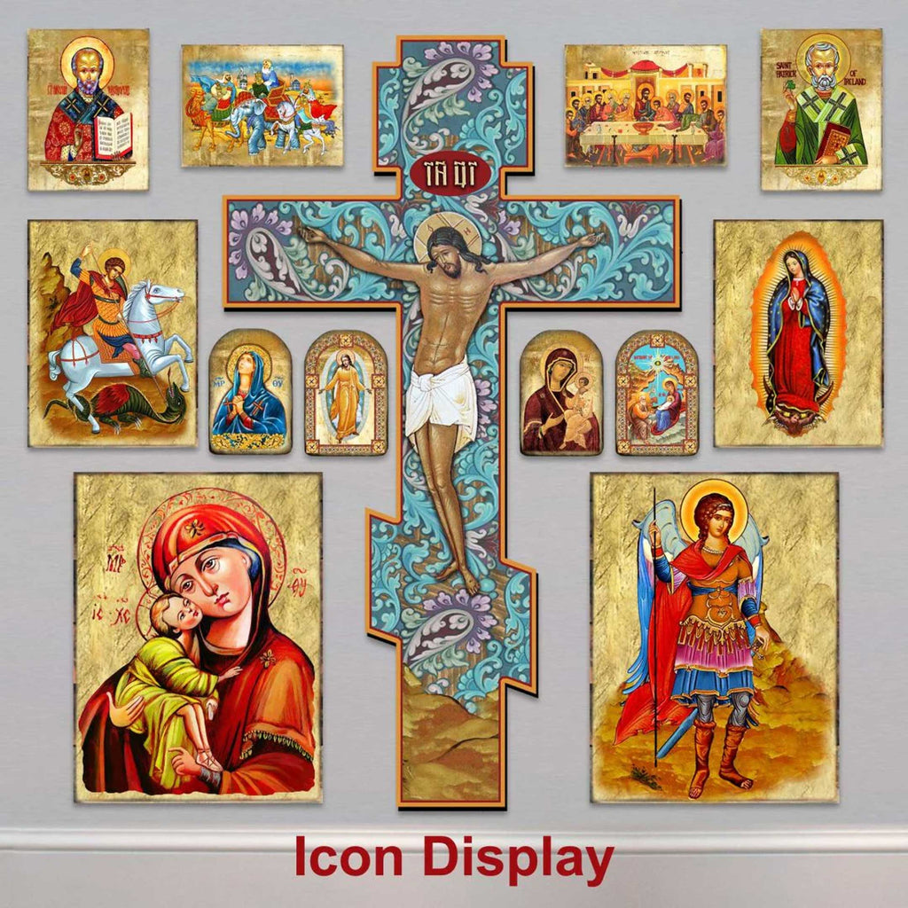 St. Paul Wooden Gold Plated Religious Christian Sacred Icon - Inspirational Icon Decor - 86035