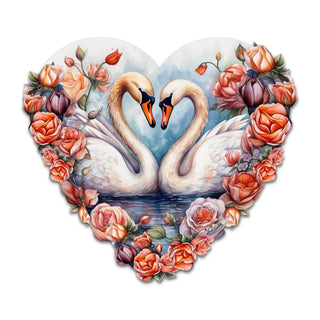 Swans Love Holiday Door Décor by G. Debrekht - Love Kids Family Décor - 8611038H