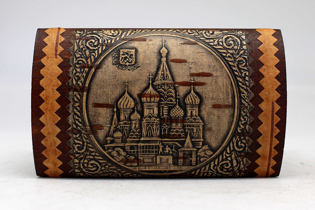 One-of-a-Kind Birch Bark Tree Wooden Box 2.5