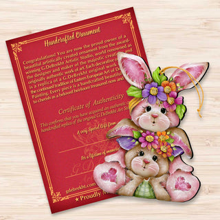 Rustic Bunny Ornaments - Easter Spring Decoration - Easter Gift by J. Mills-Price - 8652832