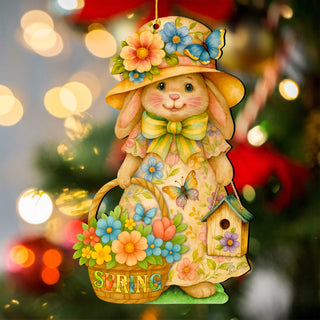 Spring Bunny Ornaments - Easter Spring Decoration - Easter Gift by G. Debrekht - 8652865