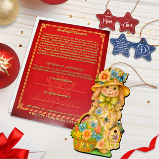 Spring Bunny Ornaments - Easter Spring Decoration - Easter Gift by G. Debrekht - 8652865