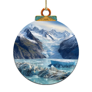 Beauty of Alaskan Wild Wooden Ornaments by G.Debrekht - Wildlife Holiday Décor - 870058