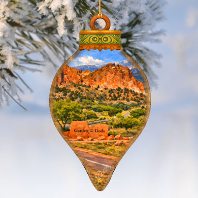 Garden of the Gods Colorado Christmas Ornament – Scenic Colorado Springs Travel Keepsake – 8710174