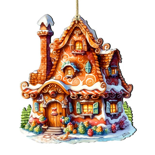 Magic House Wooden Ornaments by G. Debrekht - Christmas Decor - 8100191-3