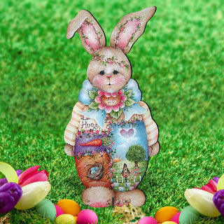 Bunny Easter Yard Sign by Jamie Mills-Price - Easter Spring Decor - 8457601F