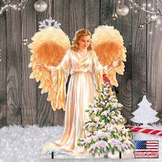 Woodland Angel Nativity Outdoor Decor by D. Gelsinger - Nativity Holiday Decor - 8461046F-1565