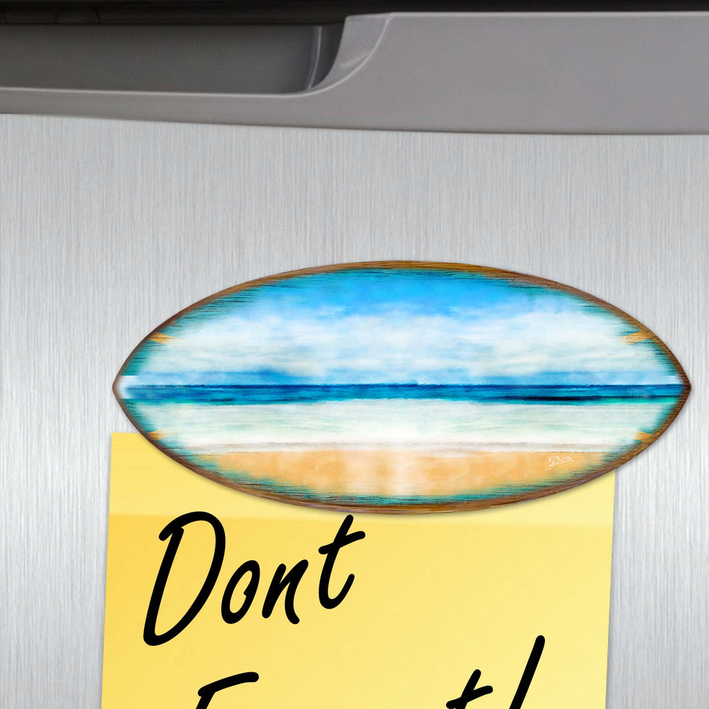 Coastal Charmers Surfboards Decorative Eco Wood Magnets Set of 6 by G. Debrekht - Coastal Decor - 8090070G-S6