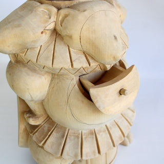 One-of-a-Kind The Mouse King Large Wood Carved Figurine with Secrets Box 13