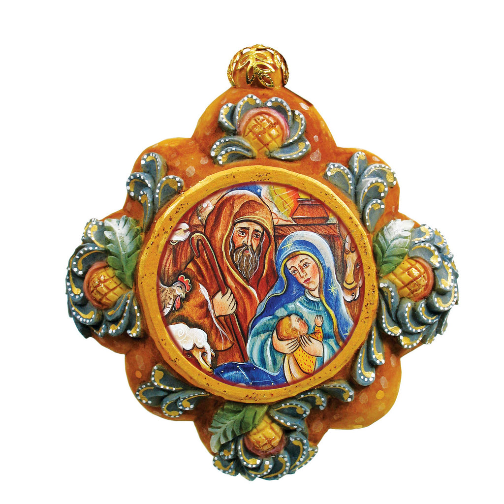 Light of The World Sculpted Hand-Painted Christmas Ornament by G. DeBrekht - Christmas Decor - 6102512