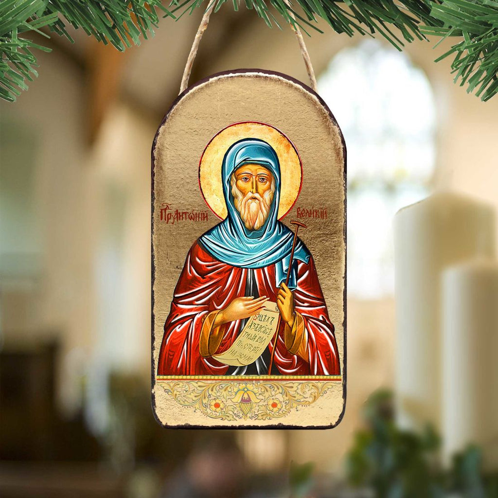Saint Anthony Religious Christian Sacred Icon Ornament - Inspirational Icon Decor - 87057