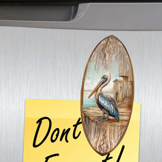 Coastal Charmers Surfboards Decorative Eco Wood Magnets Set of 6 by G. Debrekht - Coastal Decor - 8090070G-S6