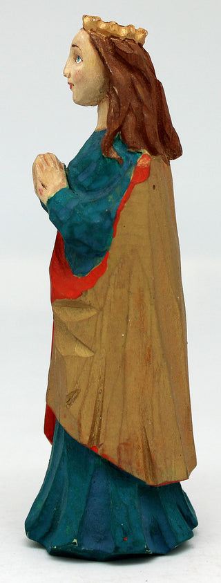 One-of-a-Kind Jesus WOODCARVED Handpainted Figurine 5.5