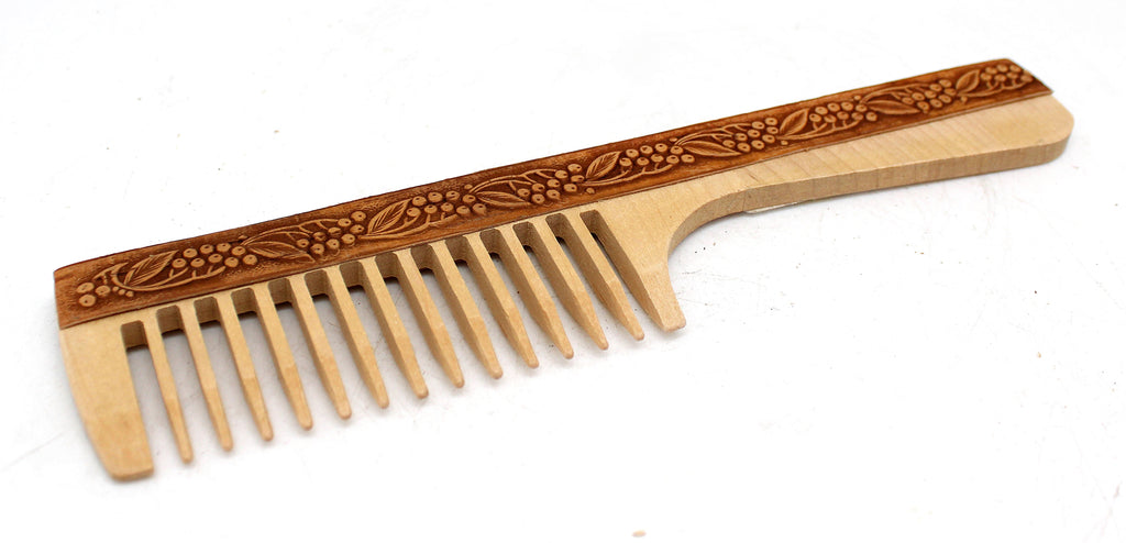 One-of-a-Kind Natural Wood Comb by G.DeBrekht