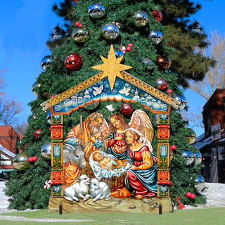 Nativity Outdoor Decor by G. DeBrekht - Nativity Holiday Decor - 8114031F