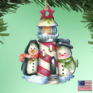 Keepers of The Light Wooden Ornaments by Jamie Mills-Price - Christmas Decor - 8457508