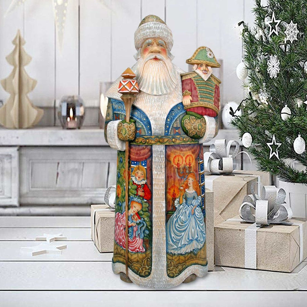 Nutcracker Romance Santa Hand-Painted WOODCARVED Masterpiece by G. DeBrekht - Christmas Decor - 215900 - SPECIAL ORDER *** PRE-ORDER - Handmade Just for You! ***