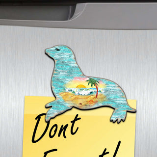 Coastal Creatures Decorative Eco Wood Magnets Set of 6 by G. Debrekht - Coastal Decor - 8090062G-S6