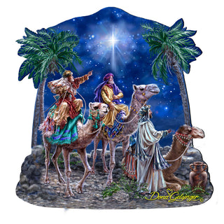 The Magic of Three Kings Nativity Door Decor by D. Gelsinger - Nativity Holiday Decor - 8161026H-1810