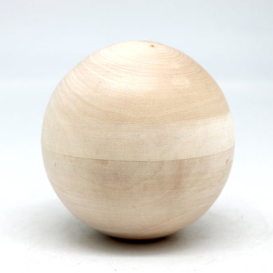 Make-It-Take-It Musical Ball Toy Old World Rattle with Charm Handmade from Linden Wood Ready to be Painted or Perfect as a Gift