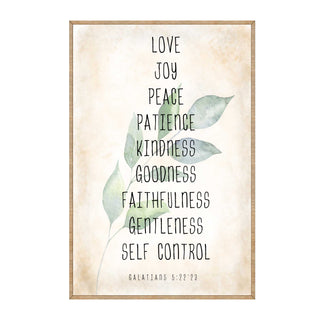 Love Joy Peace - Fruit of the Spirit - Verse Wall Decor - Contemporary Decor - Wooden Script Wall Art - 310332