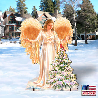 Woodland Angel Nativity Outdoor Decor by D. Gelsinger - Nativity Holiday Decor - 8461046F-1565
