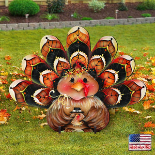 Be Thankful Turkey Sitter Halloween Outdoor Decor by Jamie Mills-Price - Thanksgiving and Halloween Decoration - 8457702F