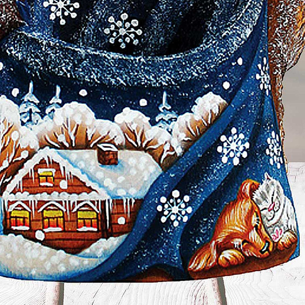 Star Light Puppy Santa Hand-Painted WOODCARVED Masterpiece by G. DeBrekht - Wildlife Holiday Decor - 8210754 *** PRE-ORDER - Handmade Just for You! ***