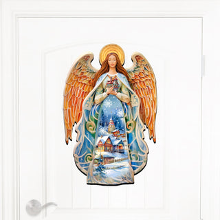 Blessing Home Angel Holiday Door Decor by G. Debrekht - Christmas Decor - 8611021H