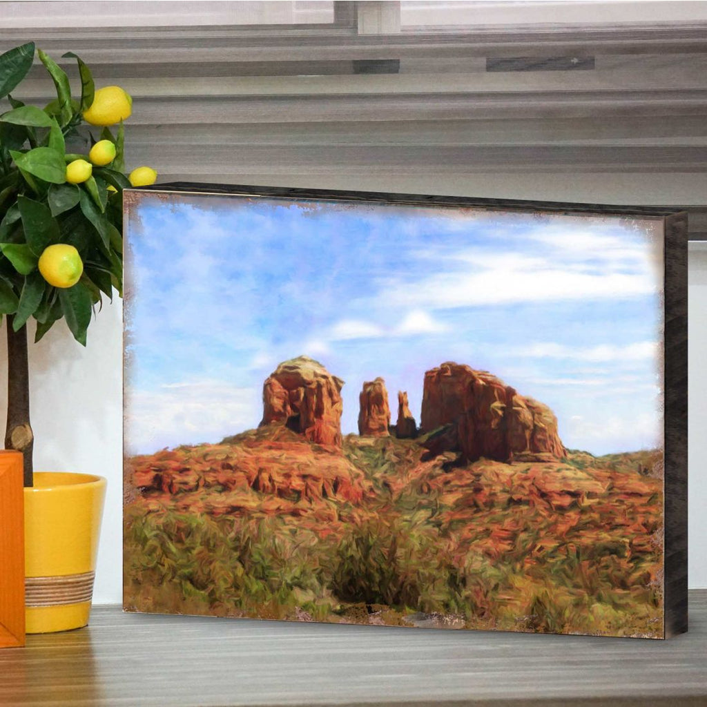 Canyon Art Wooden Wall Art by Nature Wonders - Nature Wildlife Decor - 95367B