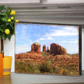 Canyon Art Wooden Wall Art by Nature Wonders - Nature Wildlife Decor - 95367B