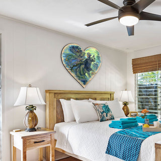 For The Love of Mermaid Coastal Outdoor Decor by Josephine Wall - Coastal Sea-Life Decor - 8472111F-JW