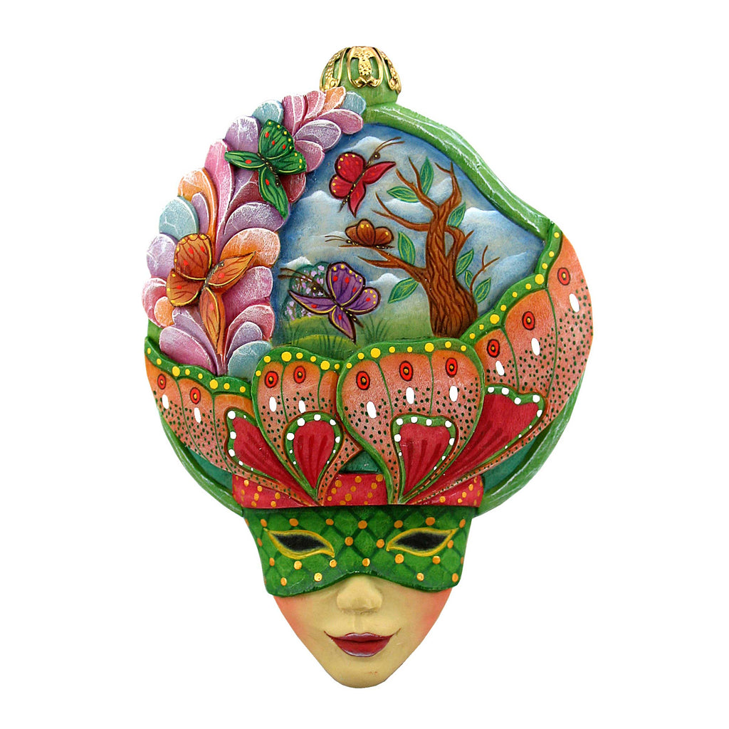 Butterfly Mask Halloween Door Decor by G. DeBrekht - Thanksgiving Halloween Decor - 8161037H