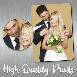 Wedding guest gifts Custom refrigerator magnets Create your own magnet design Engagement Favors Save the Date Bridal shower