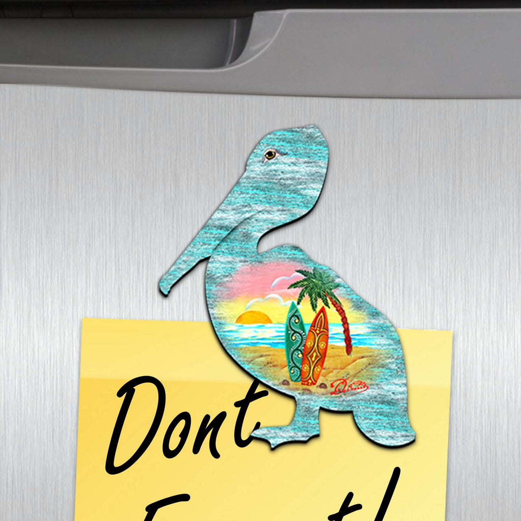 Coastal Creatures Decorative Eco Wood Magnets Set of 6 by G. Debrekht - Coastal Decor - 8090062G-S6