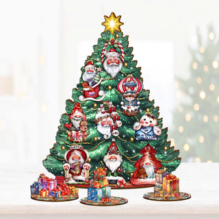 Christmas Story Christmas Tree Eco Wood Set by Jamie Mills-Price Christmas Decor - 8091509-MP