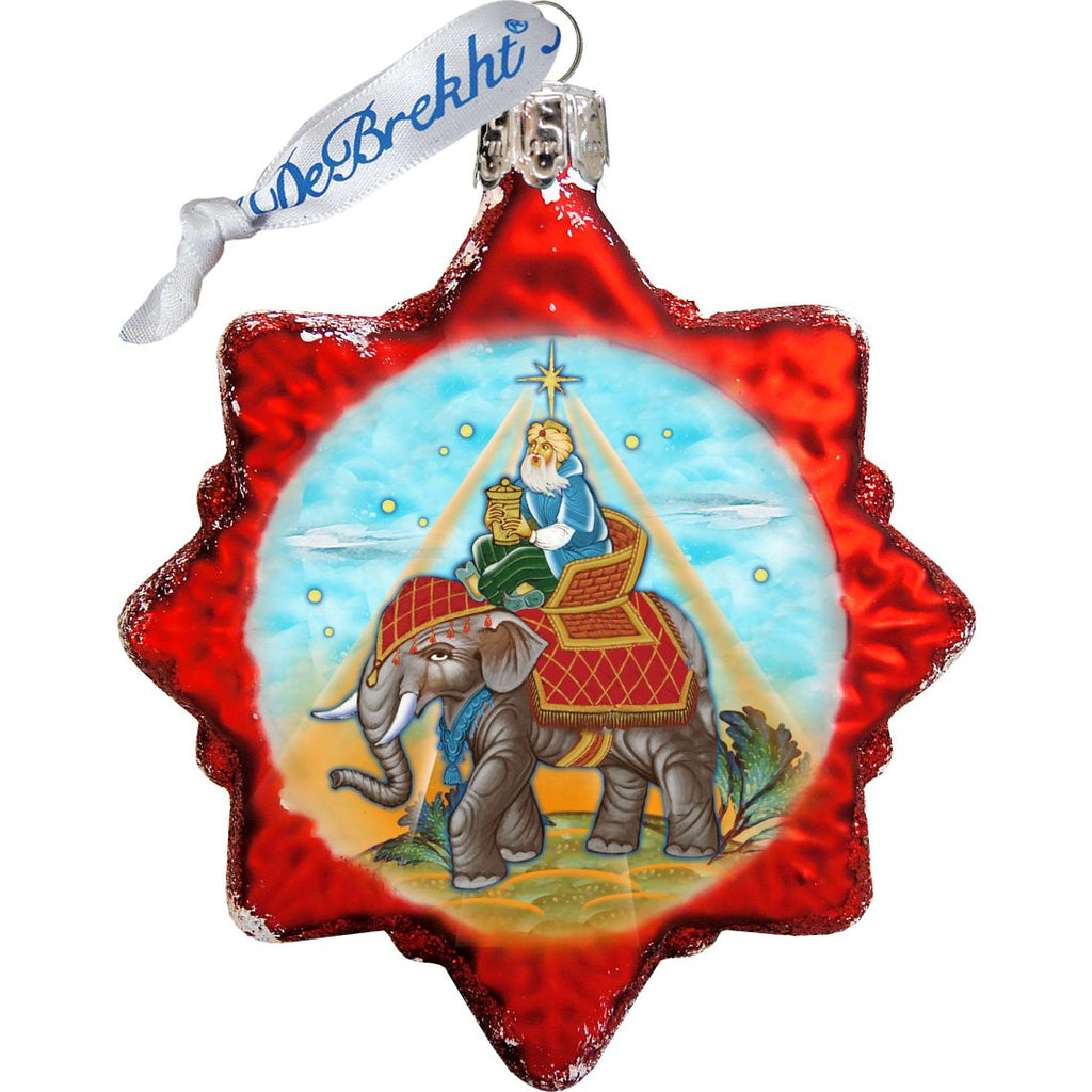 Three Kings Mercury Glass Ornaments Set of 3 by G. DeBrekht - Nativity Holiday Decor - 770102S3