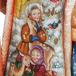 Winter Friendship Hand-Painted WOODCARVED Masterpiece by G. DeBrekht - Christmas Decor - 241128 - SPECIAL ORDER