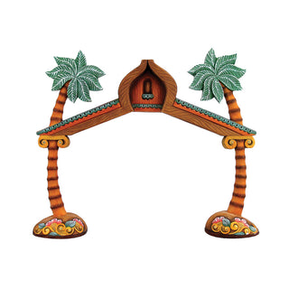 Nativity Manger Christmas Figurine by G. Debrekht Reserve - Handpainted Holiday Decor Handmade in the USA - 526991