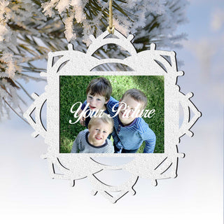 Snowflake Ornament Picture Frame Ornament for Photo by G.DeBrekht - 8141157PF