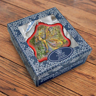 Butterfly Princess Glass Ornament by Josephine Wall - Easter Spring Decor - 755-408-JW