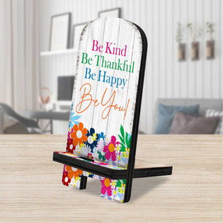 Be You! Cell Phone Stand Family Decor Wood Mobile Tablet Holder Charging Station Organizer - 892066