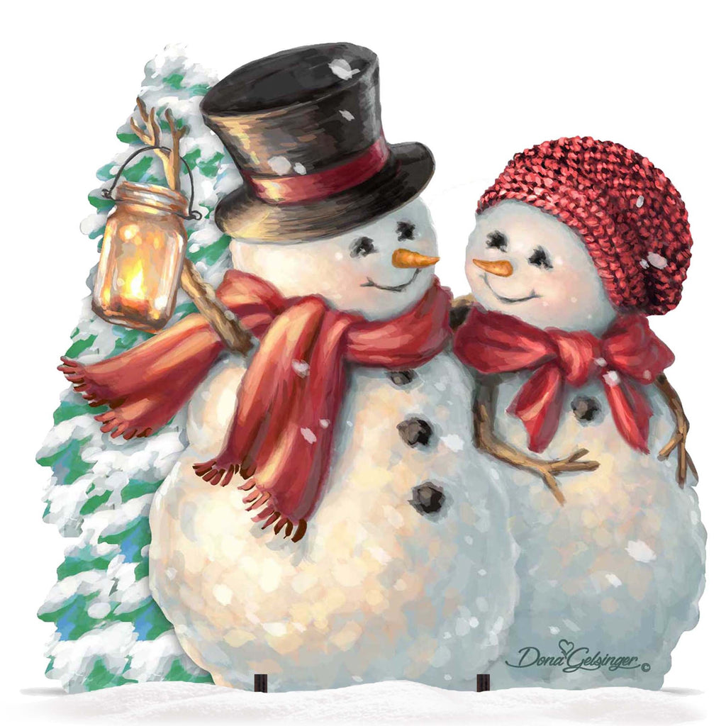 Snow Much in Love Christmas Outdoor Decor by D. Gelsinger - Christmas Santa Snowman Decor - 8461011F-1708