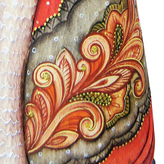 Moose Gathering Christmas Santa Hand-Painted WOODCARVED Masterpiece by G. DeBrekht - Wildlife Holiday Decor - 213630