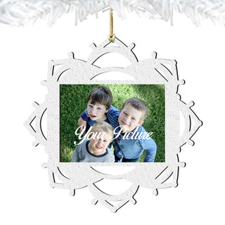 Snowflake Ornament Picture Frame Ornament for Photo by G.DeBrekht - 8141157PF