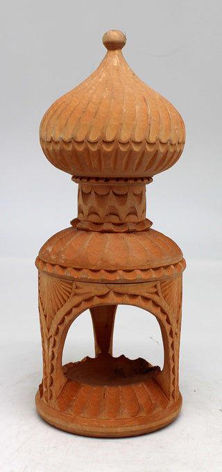 One-of-a-Kind Church WOODCARVED Decorative Handpainted Figurine 8